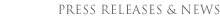 Press Releases & News